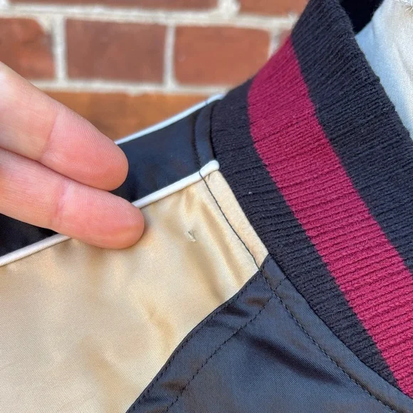 Stussy Satin Bomber Vest Embroidered Tiger Customized - Picture 7 of 7